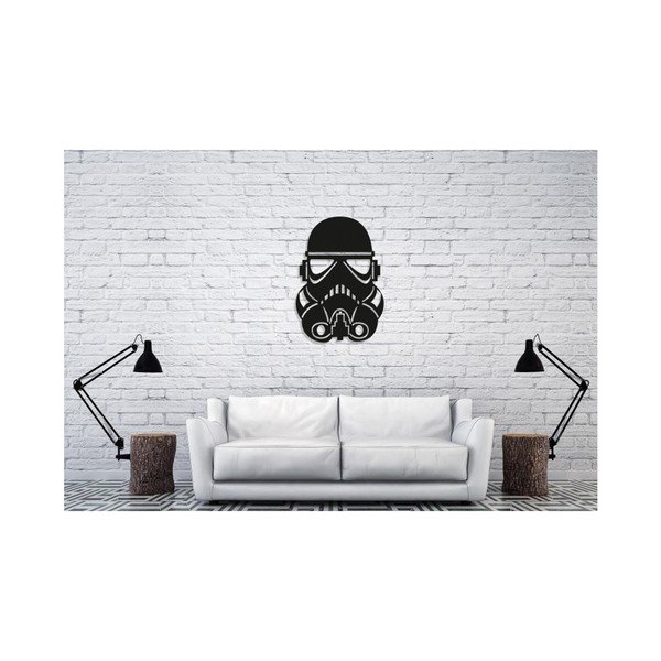 Juoda sienų dekoracija "Oyo Concept Star Wars", 35 x 50 cm