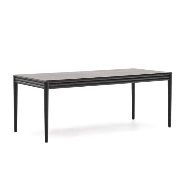 Prailginamas valgomojo stalas su papildomu stalviršiu iš ąžuolo 90x200 cm Lenon – Kave Home