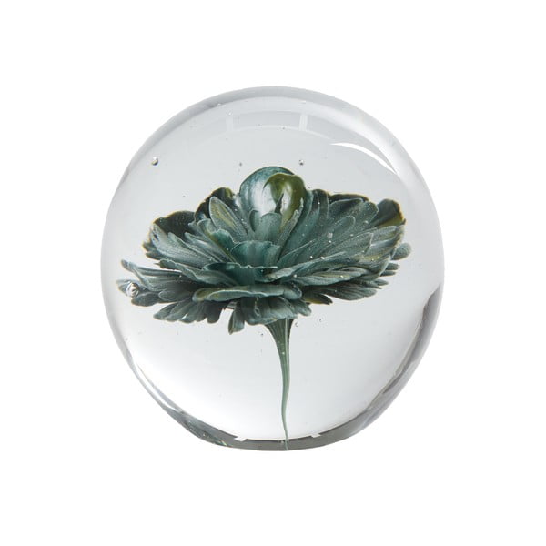Iš stiklo popierinis svarelis (aukštis 8 cm) Flower – Light & Living