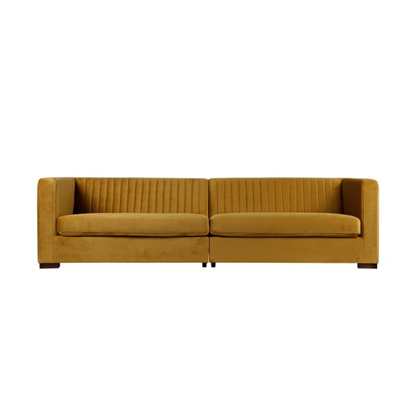 Tamsiai oranžinė sofa BePureHome Nouveau
