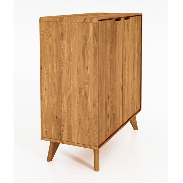 Aukšta ąžuolinė komoda 90x92 cm Greg - The Beds-image-2