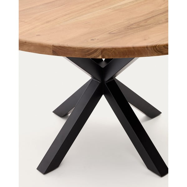 Valgomojo stalas su akacijos stalviršiu ø 150 cm Argo – Kave Home-image-4