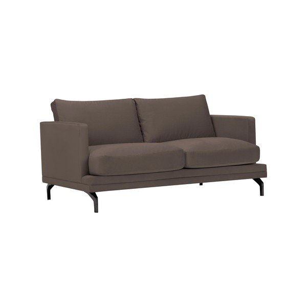Rudos spalvos sofa su juodos spalvos atramomis kojoms "Windsor & Co Sofos Jupiter-image-1
