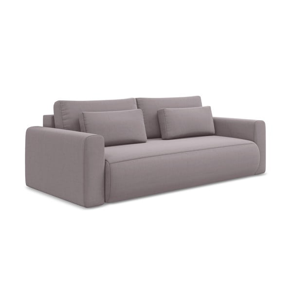 Levandų spalvos iš velveto sulankstoma/su sandėliavimo vieta sofa 238 cm Kapua – Makamii-image-3