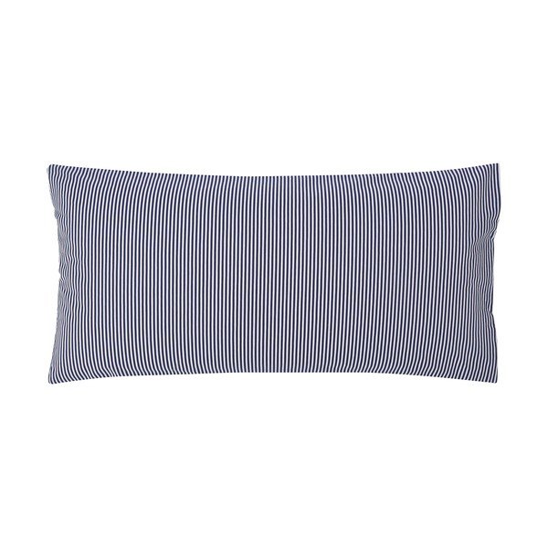 Mėlynas dekoratyvinis pagalvės užvalkalas iš medvilnės Westwing Collection Daisies, 40 x 80 cm-image-3