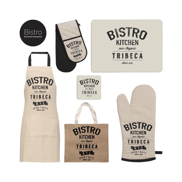 Iš kamščio padėkliukai 4 vnt. 22x29 cm Bistro – Premier Housewares-image-1