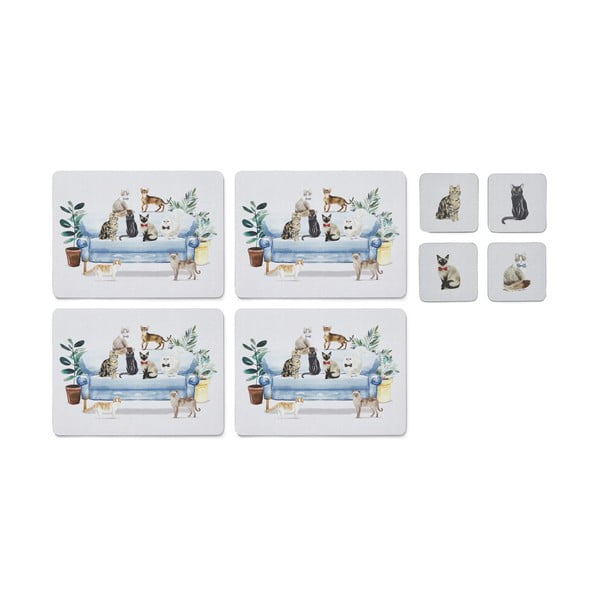 Padėkliukai komplekte 8 vnt. Curious Cats – Cooksmart ®