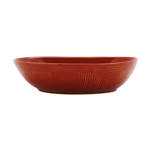Iš keramikos serviravimo dubuo raudonos plytų spalvos Arc – Maxwell & Williams