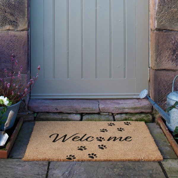 Iš kokoso pluošto grindų kilimėlis 60x90 cm Welcome Paws – Artsy Doormats-image-4