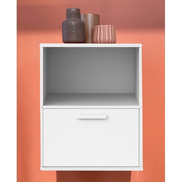 Baltas sieninis naktinis staliukas Keep by Hammel-image-1