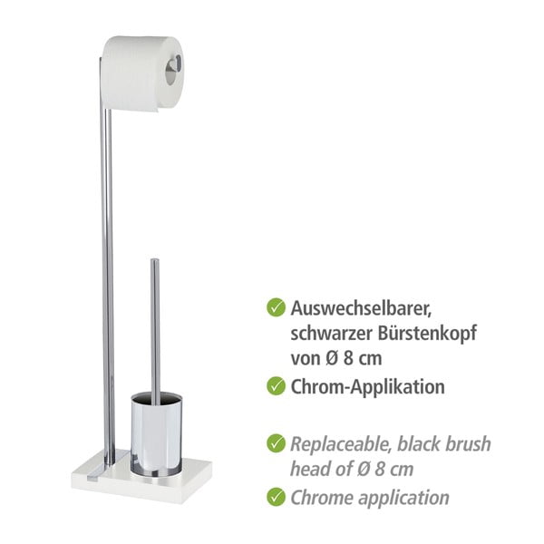 Tualeto šepetys su tualetinio popieriaus laikikliu Wenko Noble-image-2