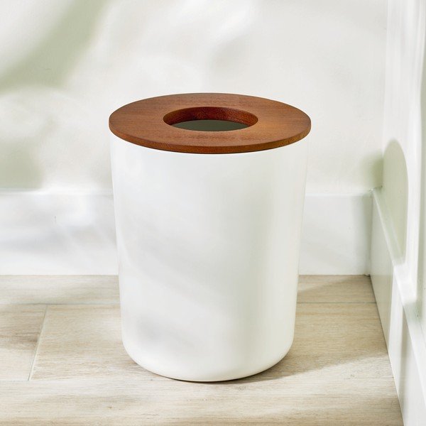 Balta šiukšliadėžė IDesign Eco Vanity-image-1