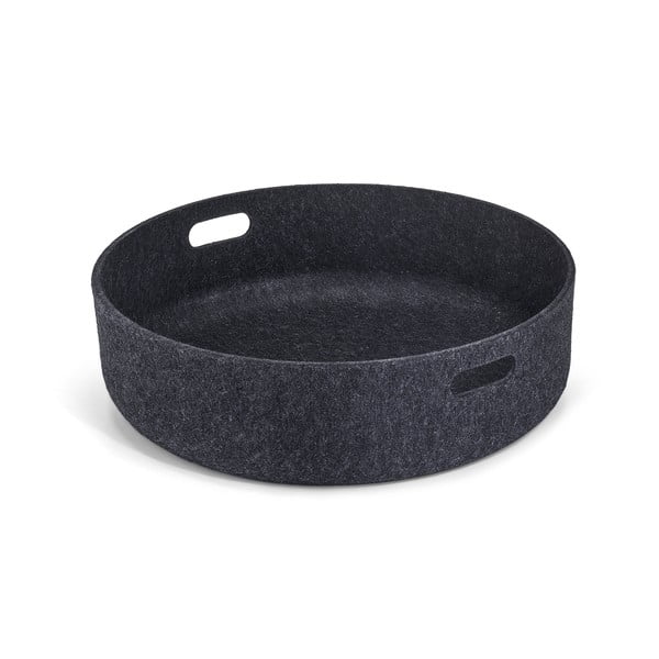 Iš tekstilės krepšys laikymui ø 46x12 cm Cesto Black – MiaCara