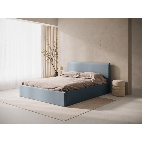 Šviesiai mėlynos spalvos iš audinio galvūgalis 150,5x100 cm Remo – Micadoni -image-1