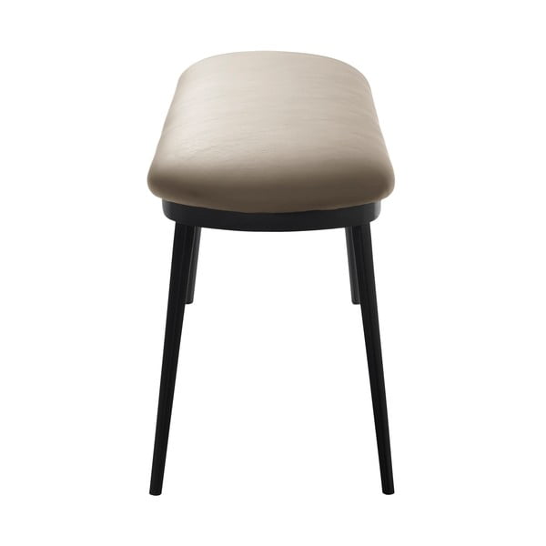 Iš dirbtinės odos suolas smėlio spalvos Gain – Unique Furniture-image-2