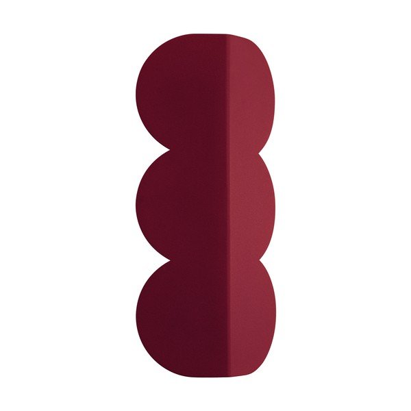 Bordo spalvos iš aliuminio sieninė lempa BISCUIT – Thoro