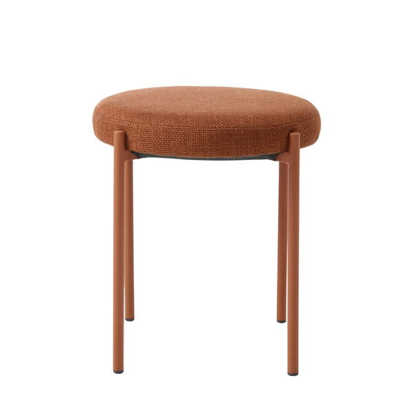 Terakotos spalvos iš metalo taburetė Pelican – Unique Furniture-image-3