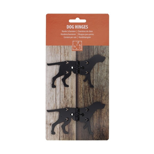 Iš metalo durų vyriai 4 vnt. Dog – Esschert Design-image-2