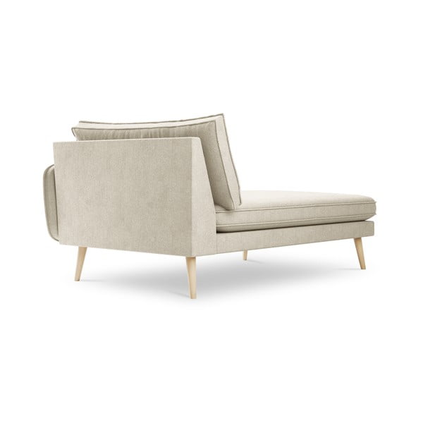 Smėlio spalvos poilsio gultas Kooko Home Lento, kampas dešinėje-image-2