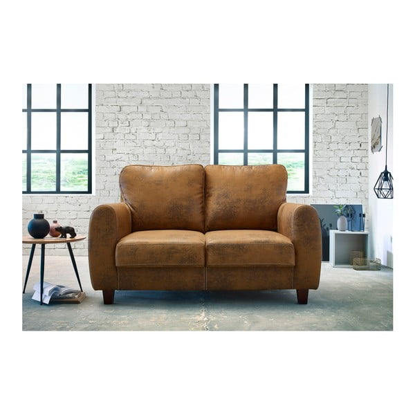 Ruda dvivietė sofa "Bobochic Paris Felicita-image-1