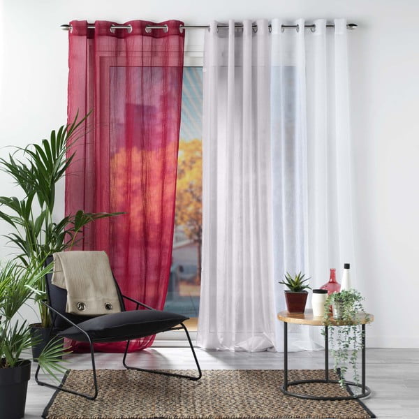 Permatoma užuolaida rudos spalvos 140x240 cm Telma – douceur d'intérieur-image-4