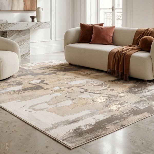 Smėlio spalvos/kreminės spalvos kilimas 160x220 cm Miro – Asiatic Carpets-image-1