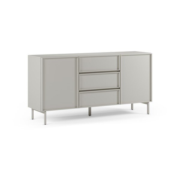 Kreminės spalvos šoninė spintelė 160x80x42 cm Brise – Marckeric-image-4