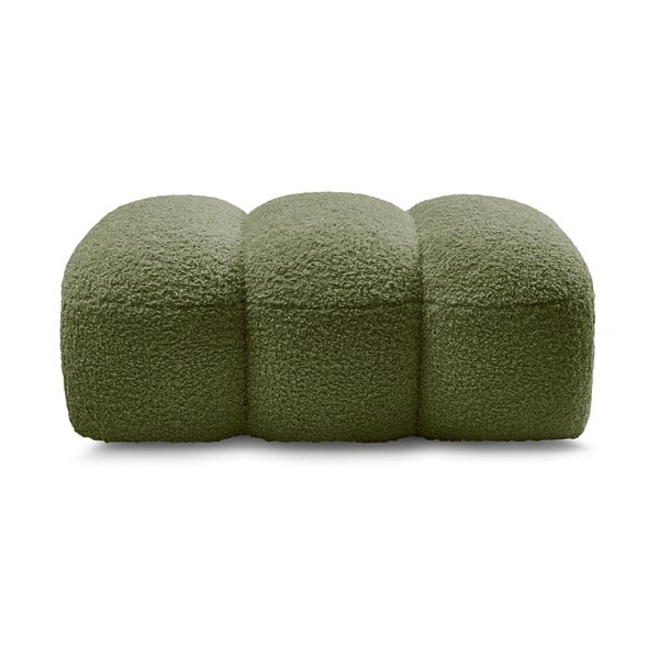 Žalios spalvos iš boucle taburetė Hippolyte – Bobochic Paris