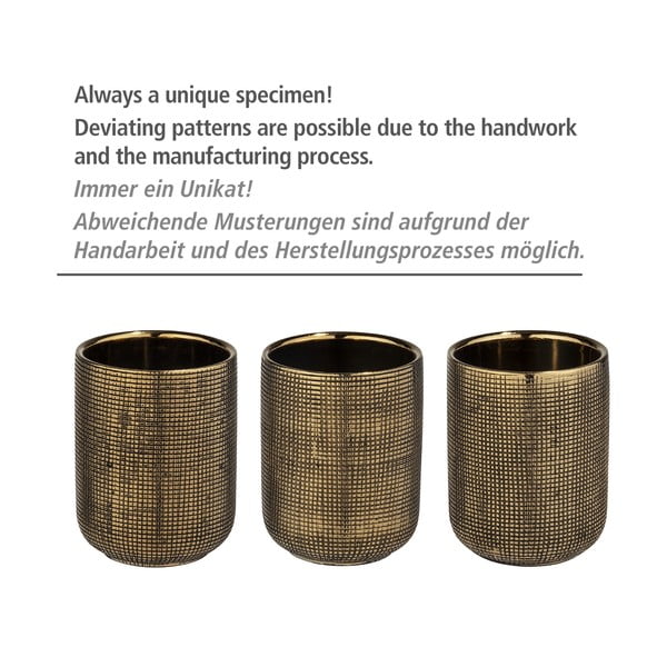 Iš keramikos dantų šepetėlio indas auksinės spalvos Rivara – Wenko-image-4