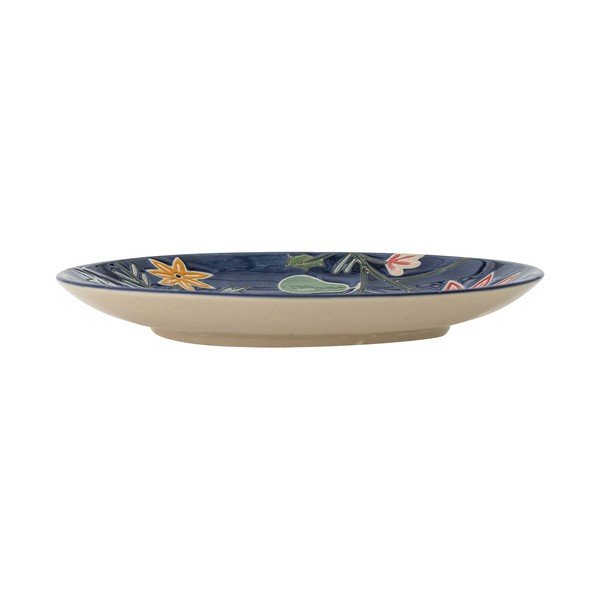 Tamsiai mėlynos spalvos desertinės iš akmens masės lėkštės 4 vnt. ø 20,5 cm Meredith – Bloomingville-image-3