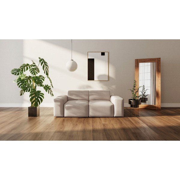 Sofa smėlio spalvos 205 cm Fluvio – MESONICA-image-1