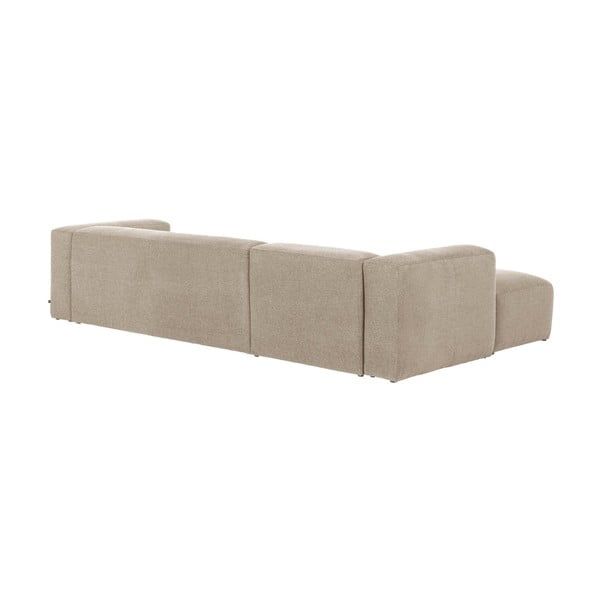 Kampinė sofa smėlio spalvos (su kairiuoju kampu) Blok – Kave Home-image-4