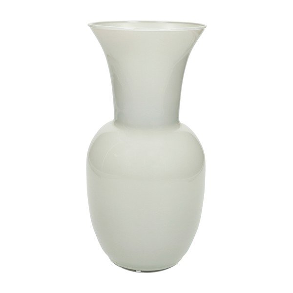 Kreminės spalvos iš stiklo  vaza (aukštis 26 cm) – Brandani