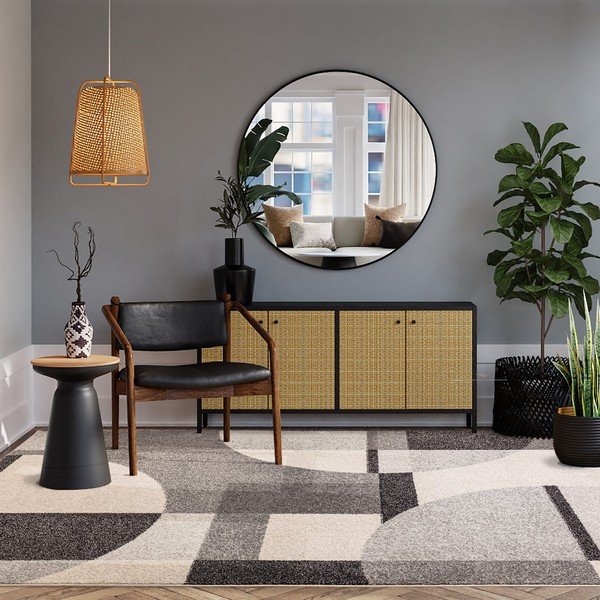 Kilimas pilkos spalvos 120x170 cm Muse – Asiatic Carpets-image-1