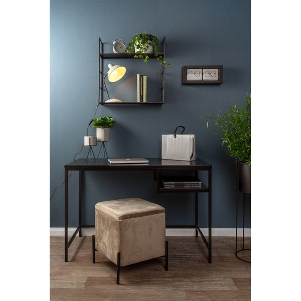 Pilkos spalvos metalinis žurnalų laikiklis PT LIVING Perky-image-1