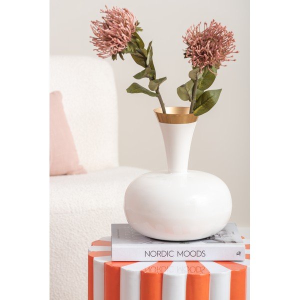 Iš metalo apvalios formos šoninis stalas ø 40 cm Candy Swirl – Leitmotiv-image-1