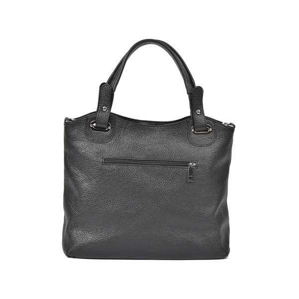 Juoda odinė rankinė Luisa Vannini Tote-image-4