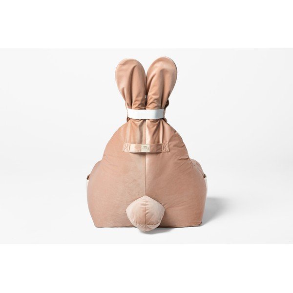 Šviesiai rožinės spalvos vaikiškas sėdmaišis Funny Bunny – The Brooklyn Kids-image-4