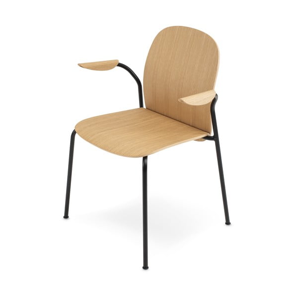 Valgomojo kėdė natūralios spalvos iš ąžuolo Book – Gazzda