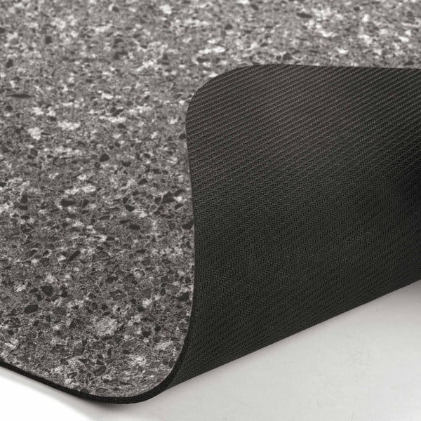 Antracito spalvos vonios kilimėlis 50x80 cm Granite – douceur d'intérieur-image-2