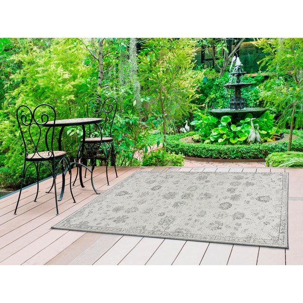 Smėlio spalvos pilkas lauko kilimas Universal Ballik, 77 x 150 cm-image-1