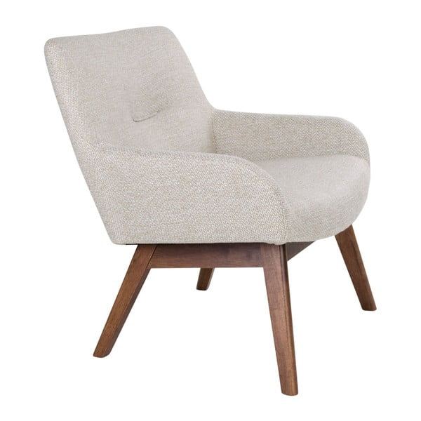 Smėlio rudos spalvos riešutmedžio krėslas House Nordic London-image-3