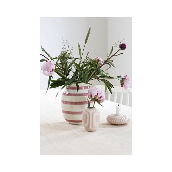 Šviesiai rausva akmens masės vaza Kähler Design Hammershoi, aukštis 10 cm-image-2