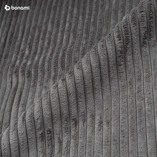 Modulinė sofa tamsiai pilkos spalvos iš kordinio velveto (modulinė) Nihad modular – Bobochic Paris-image-3