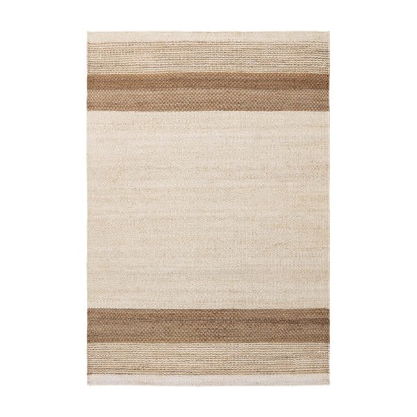 Apverčiamas/rankų darbo iš džiuto kilimas smėlio spalvos 200x300 cm Cedar – Asiatic Carpets