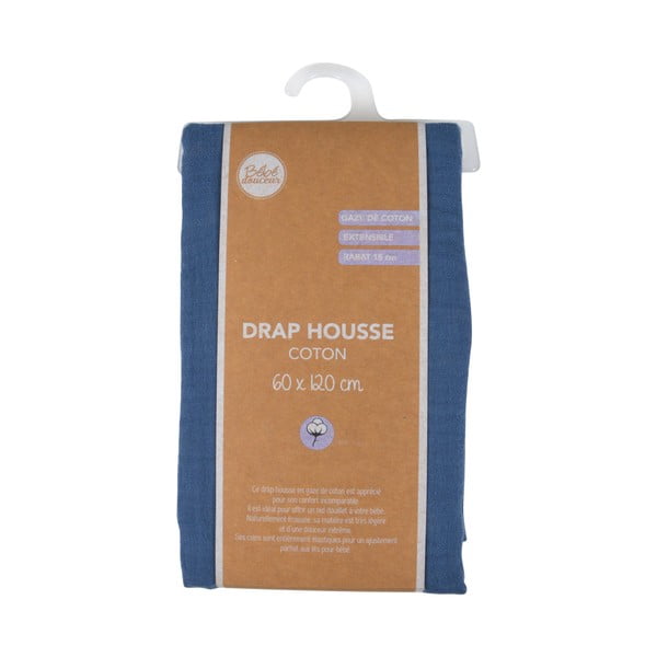 Iš muslino vaikų patalynė vaikiškai lovai su guma 60x120 cm – Bébé Douceur-image-4