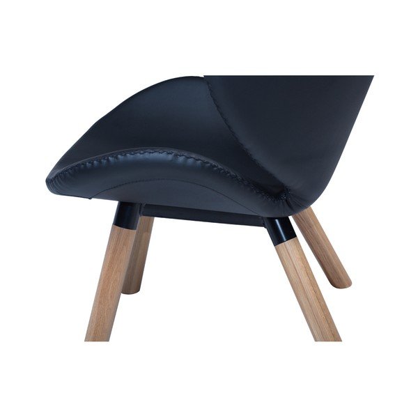 Juodas odinis fotelis ​​​​​DAN-FORM Denmark Butterfly-image-2