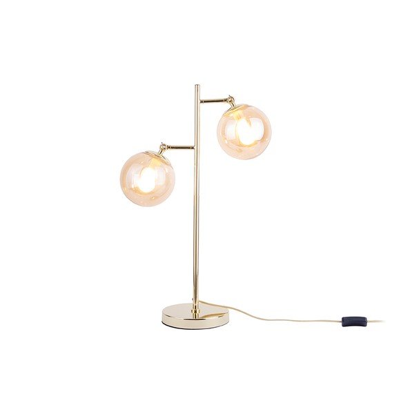 Aukso spalvos stalinis šviestuvas Leitmotiv Shimmer, aukštis 64 cm-image-1