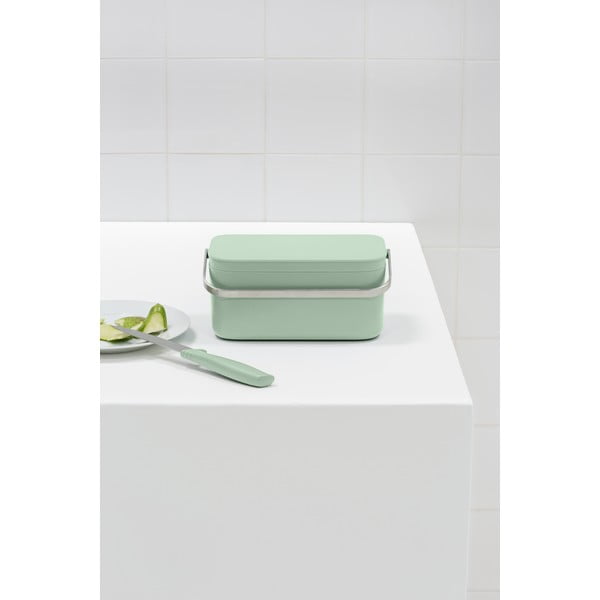 Maisto atliekų šiukšliadėžė mėtų spalvos 1,8 l SinkSide – Brabantia-image-1