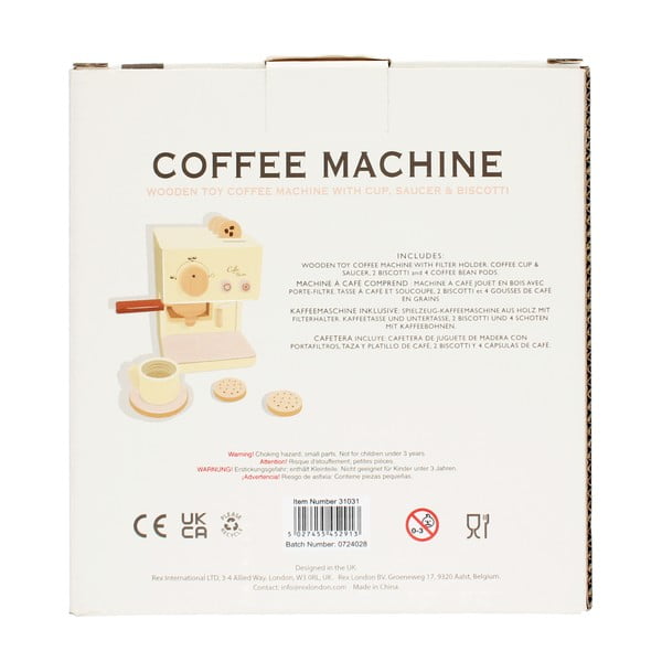Vaikiška virtuvės įranga Coffee Machine – Rex London-image-3